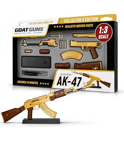 Amazon.co.jp: GOAT GUNS ミニチュア USA AR-15 | 1:3スケール ダイ